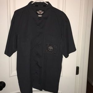 Harley Davidson button down